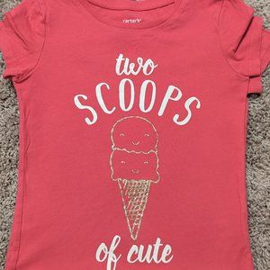 Carter's pink T-shirt